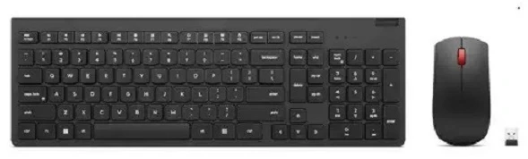 Lenovo | Essential Belaidis rinkinys Klaviatūra ir pelė Gen2 | Klaviatūros ir pelės rinkinys | 2.4 GHz | US Euro | Juodas