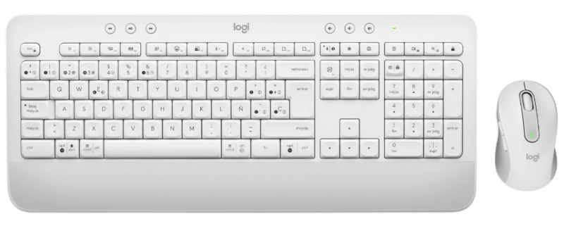 Klaviatūra LOGITECH Signature MK650 Combo verslui - OFFWHITE - (US) - INTNL