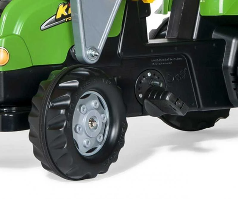 Rolly Toys rollyKid pedalinis traktorius su kaušu ir priekaba
