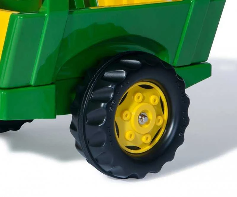 Rolly Toys Prikabinamas Priekabas JOHN DEERE su Atidarančiomis Durimis