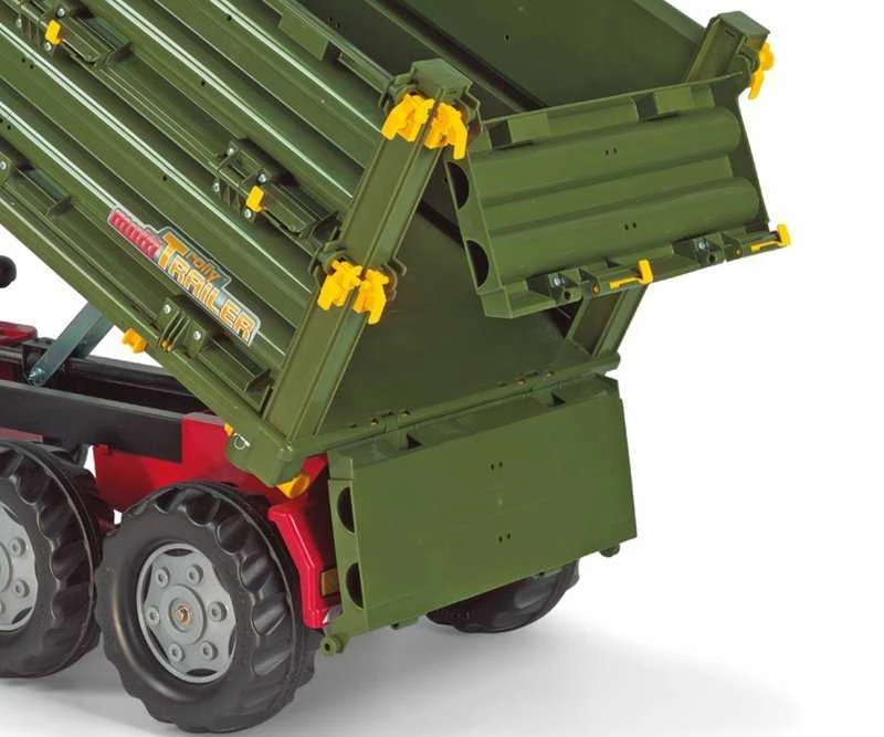 Rolly Toys rollyTrailer didelė trijų ašių priekaba „Multi Trailer“