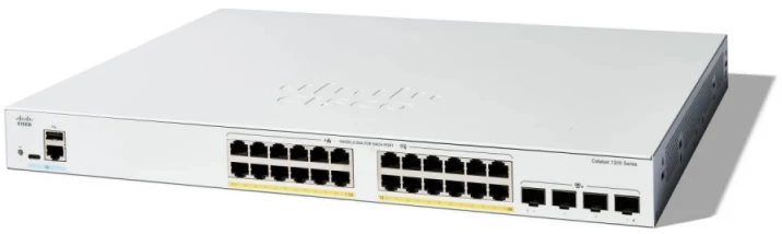 Šakotuvas Cisco CATALYST 1200 24-PORT GE FULL - POE 4X10G SFP+