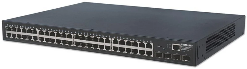 Šakotuvas Intellinet 561334 tinklo komutatorius Valdomas L2 Gigabit Ethernet (10/100/1000) Juoda