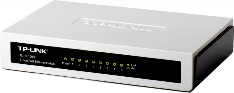 Šakotuvas TP-LINK 8 prievadų 10/100 Mbps komutatorius darbalaukio