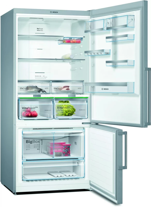 Šaldytuvas Bosch Serie 6 KGN86AIDR fridge-šaldiklis Freestanding 631 L D Nerūdijantis plienas