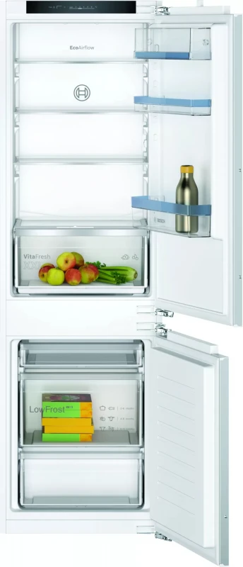 Įmontuojamas šaldytuvas Bosch KIV86VFE1 4 serija, Baltos spalvos