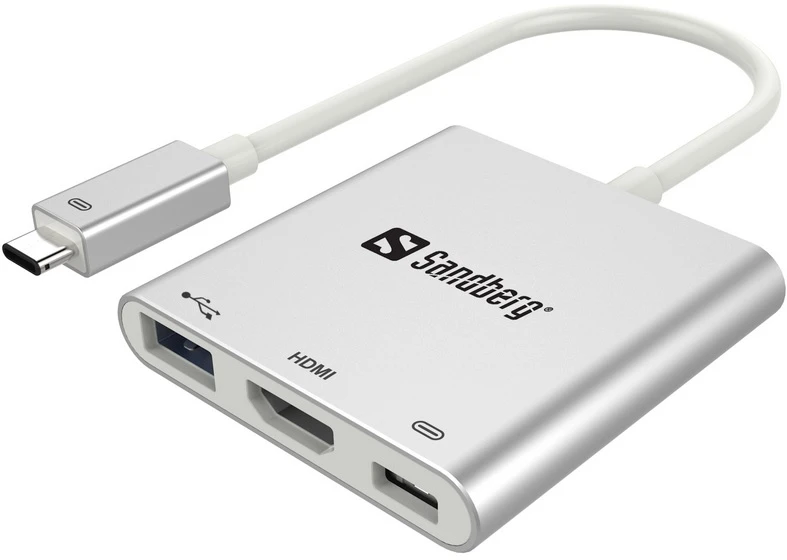 Sandberg USB-C mini dokas HDMI+USB