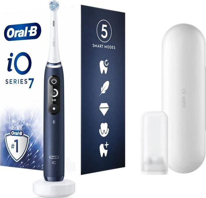 Braun iOM7.1A1.1BD Oral-B iO7 Elektrinis Dantų Šepetėlis Sapphire Mėlyna