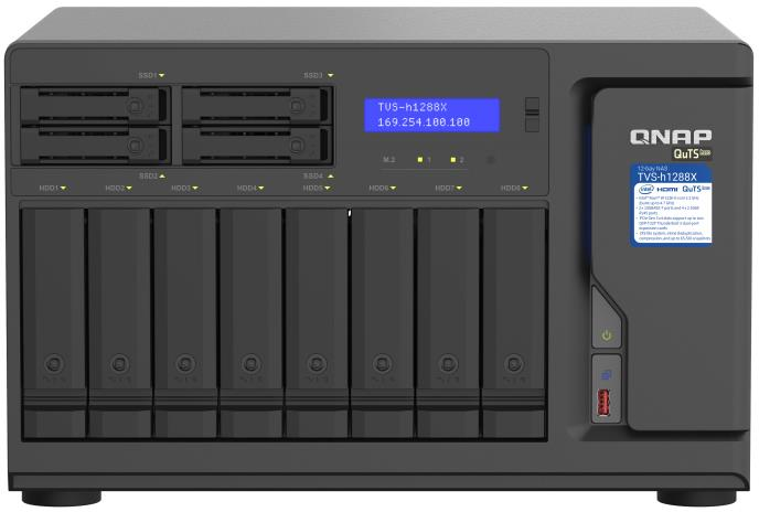 Serveris QNAP TVS-h1288X-W1250-16G