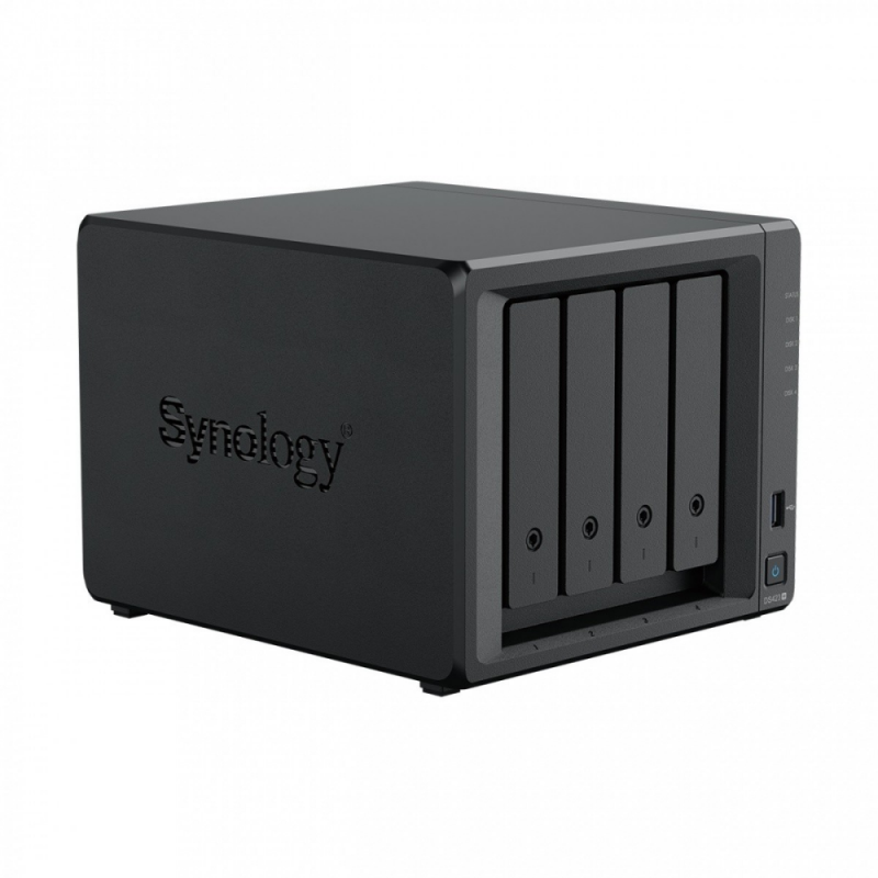 Serveris Synology | Bokštinis NAS | DS423+ | Intel Celeron | J4125 | Procesoriaus dažnis 2,7 GHz | 2 GB | DDR4