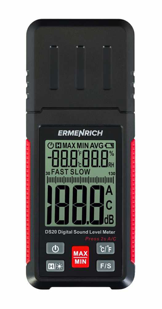 Ermenrich Seek DS20 skaitmeninis garso lygio matuoklis