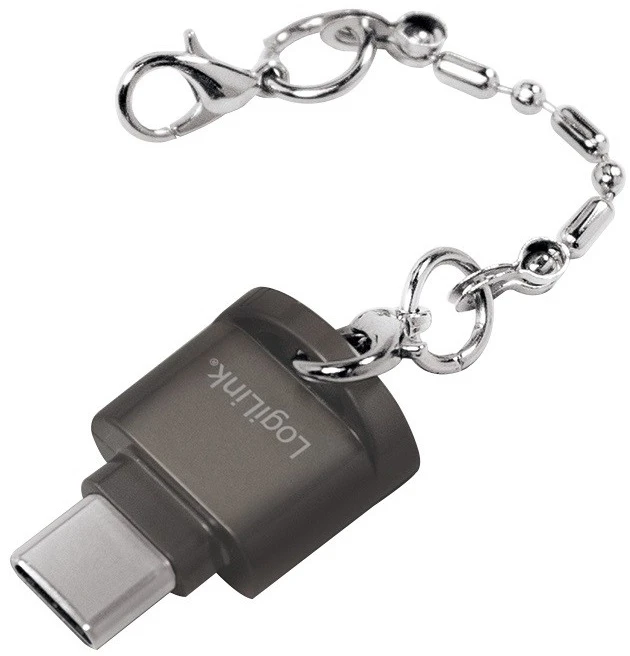 LOGILINK CR0039 LOGILINK - USB-C į Micro SD kortelių skaitytuvas kaip raktų pakabukas