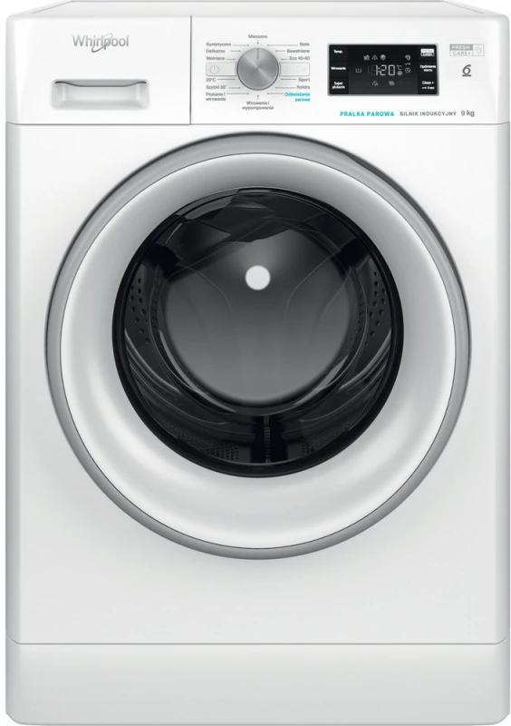 Laisvai pastatoma skalbimo mašina Whirlpool FFB 9258 SV EN 9kg, 1200 aps./min, baltas