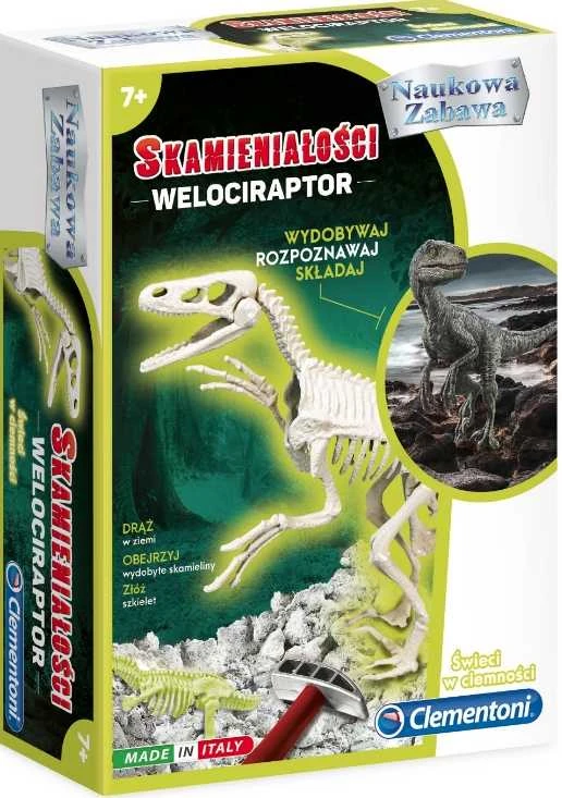 Clementoni Velociraptor fosilijos