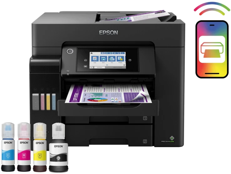 Epson | Daugiafunkcinis Spausdintuvas | EcoTank L6570 | Inkjet | Spalvotas | Inkjet Daugiafunkcinis Spausdintuvas | A4 | Wi-Fi | Juodas