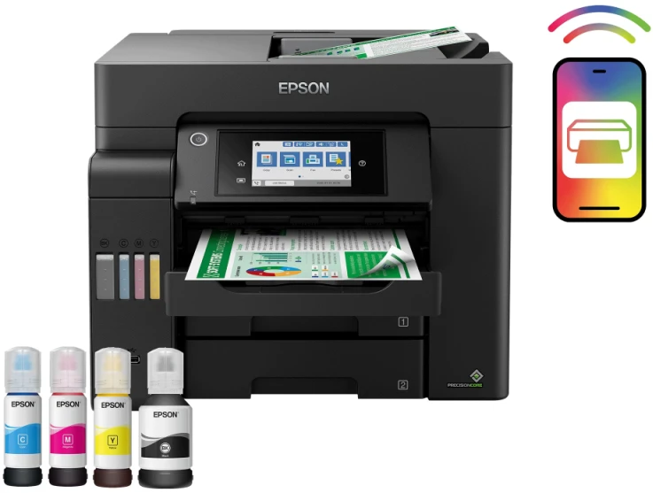 Epson | Daugiafunkcinis Spausdintuvas | EcoTank L6550 | Inkjet | Spalvotas | Inkjet Daugiafunkcinis Spausdintuvas | A4 | Wi-Fi | Juodas