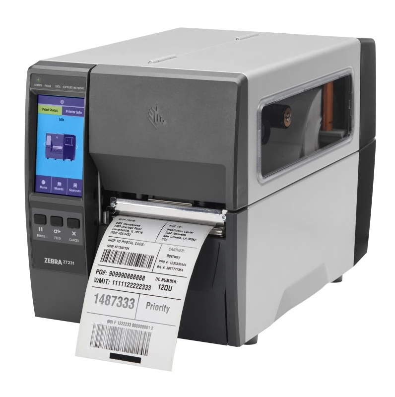 Spausdintuvas Zebra Etikettendrucker ZT231 USB USB-Host LAN RS-232 Bluetooth LE 203dpi 4,3 Farbtouchscreen