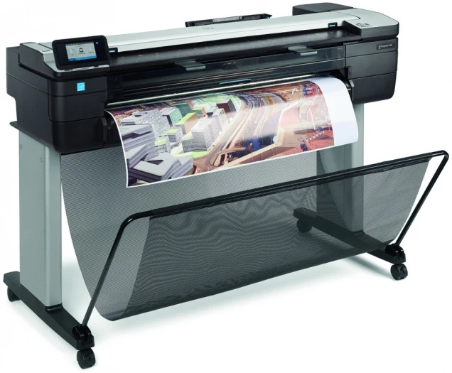 Hewlett Packard (HP) HP DesignJet T830 24 colių daugiafunkcis spausdintuvas su nauju stovu Spausdintuvas