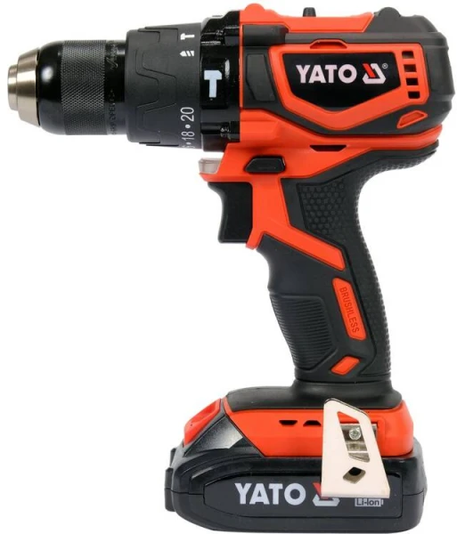 18V 42Nm 1x2,0Ah ličio jonų BEŠEPELIŲ GRĄŽAS YATO, YT-82796