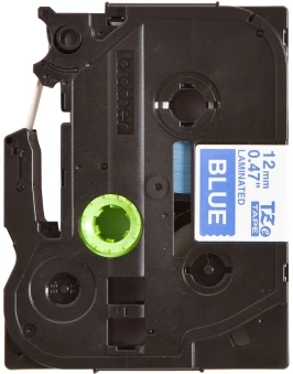 Brother | TZe-535 Laminated tape | Baltas on Mėlyna | TZe | 8 m | 1.2 cm