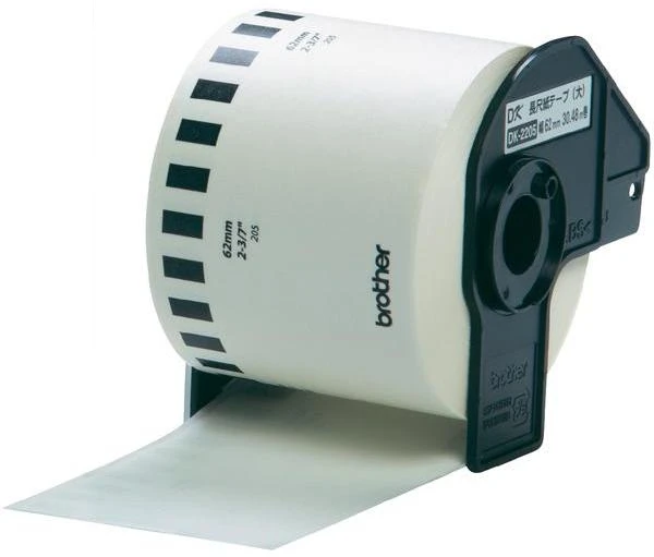 Brother Brolis | DK-22205 ištisinio ilgio popierinė etiketė | Baltas | DK | 30,5 m