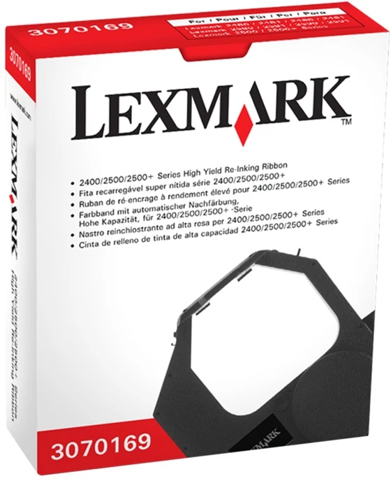 Lexmark RIBBON Juodas FOR 24X.25X SERIES/HIGH CAPACITY