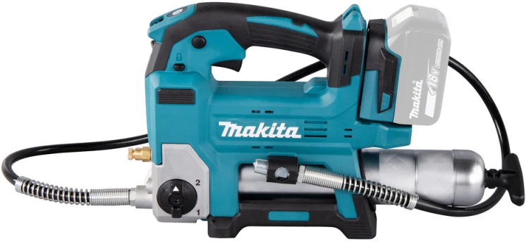 Makita DGP180Z Akumuliatorinis tepimo švirkštas, 18V, 690 bar, 430 ml, Be akumuliatorių ir kroviklio!