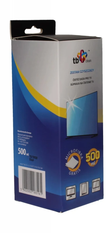 Valiklis Tb Print TB Švarus televizoriaus skysčio rinkinys 500 ml + mikropluoštas