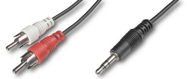 Wentronic TECHLY 504402 Techly Audio stereo laidas, lizdas 3,5 mm iki 2x RCA M/M 50 cm