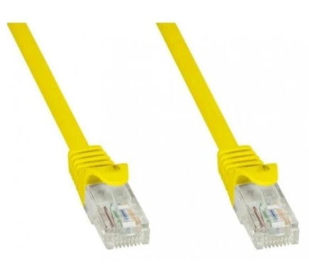 Techly Techly ICOC CCA5U-200-YET tinklo kabelis Geltonas 20 m Cat5e U/UTP (UTP)