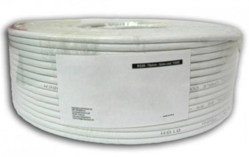 Techly montavimo kabelis Techly vytos poros Cat6a S/FTP suvyta, 100% varis, 100m pilkas PIMF