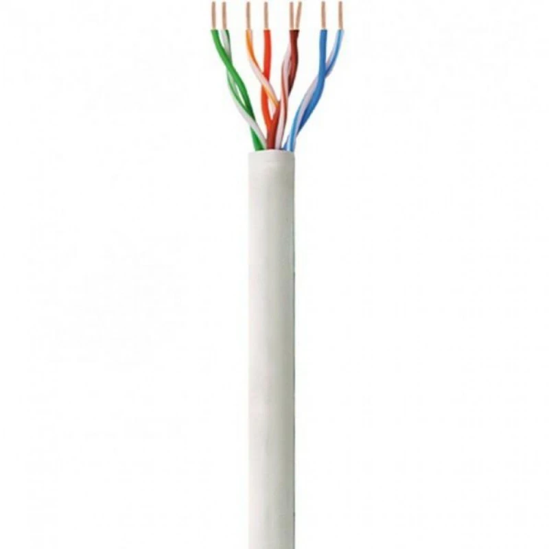 TECHLY Cable U/UTP 4 poros Cat.6 varinis 305m LSZH Roll Solid Pilkas
