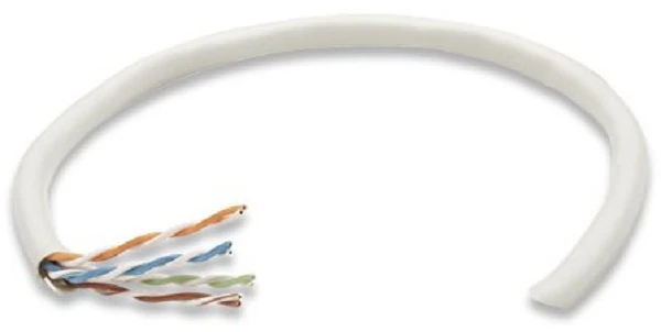 TECHLY 025626 TechlyPro Tinklo instaliacinis kabelis UTP Cat5e 4x2 vijos CCA 305m pilkas