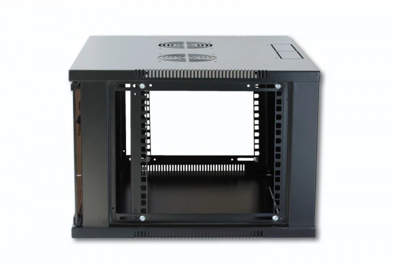 TECHLY 19inch Wall Network Rack 9U Gylis 600 Juodas Assembled