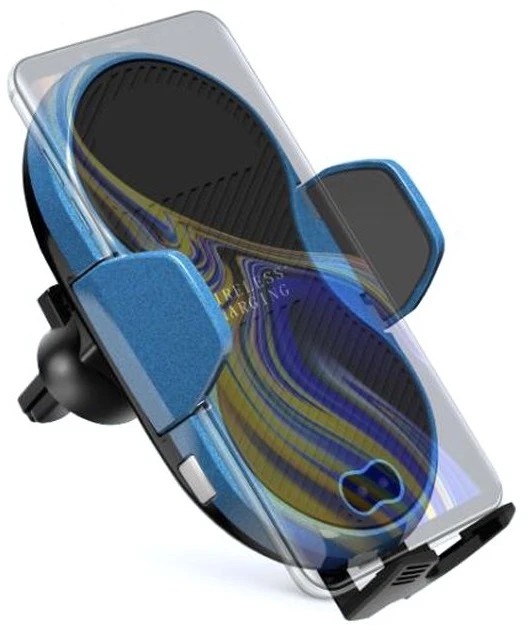TECHLY 108781 Techly Automatinis automobilinis išmaniojo telefono laikiklis su belaidžiu indukciniu Qi įkrovikliu 10W