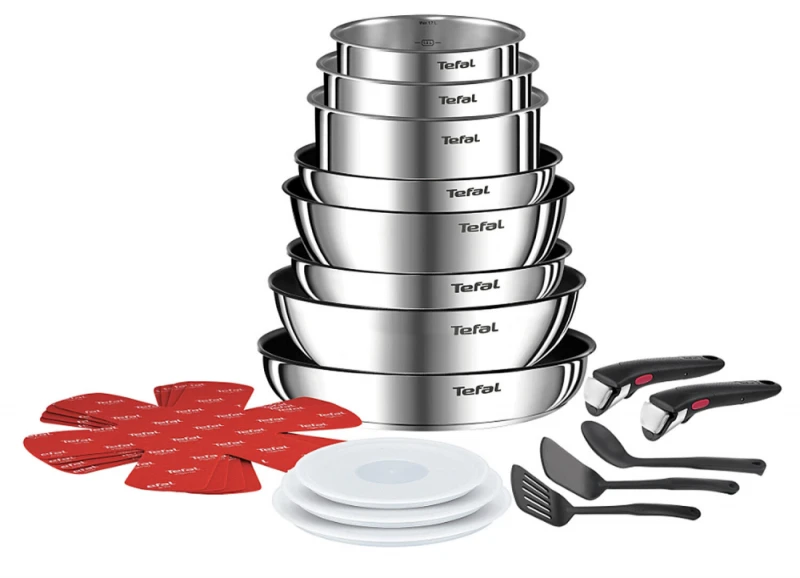 Puodų ir keptuvių rinkinys Tefal Ingenio Emotion, 20 dalių (L897SJ04)