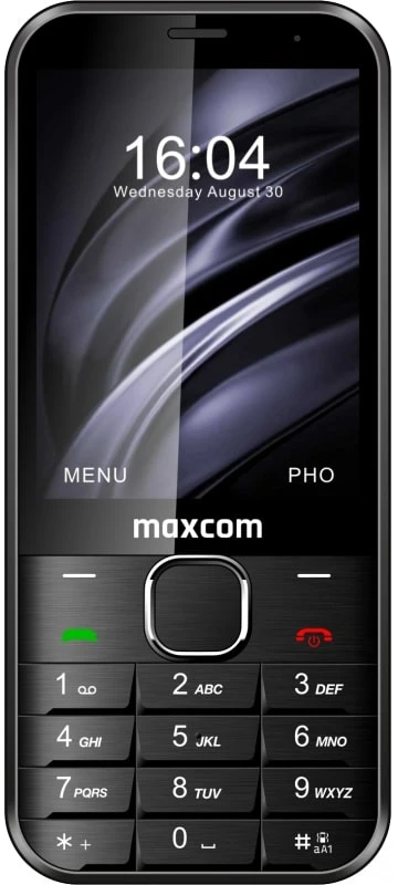 Mobilusis telefonas Maxcom MM334 4G juodos spalvos
