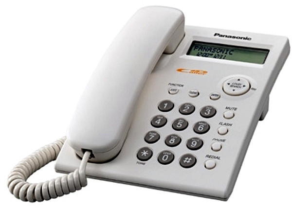 Telefonas - Panasonic KX-TSC11 skambinimo ID laidinis baltas