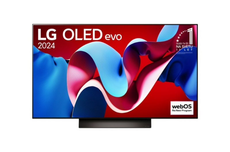 Televizorius LG 48" OLED/4K/Smart|3840x2160|Belaidis LAN|Bluetooth|WebOS|OLED48C41LA