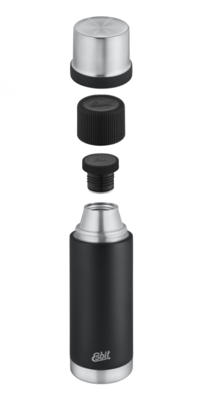 "Esbit Sculptor" vakuuminis flakonas 0,75 l termosas juodas