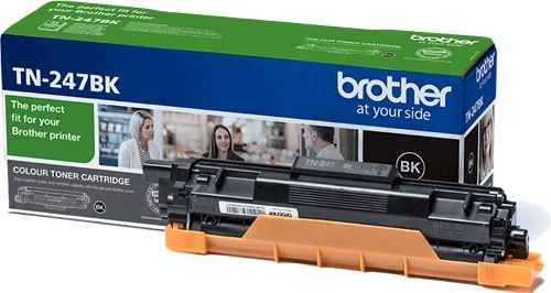 BROTHER TN-247BK Juodas Tonerio Kasetė, Išeiga 3000 Puslapių