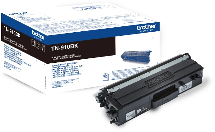 BROTHER TN-910BK Juodas Toneris, YPAČ DIDELĖS NAŠUMO, 9000 P.