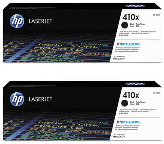 Hewlett Packard (HP) HP No.410X (CF410XD), juoda kasetė