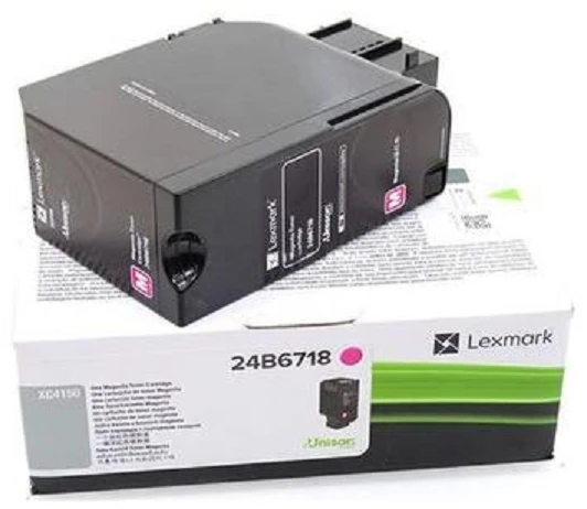„Lexmark Magenta“ dažų kasetė XC4140 XC4150 „Lexmark“ dažai, purpurinė