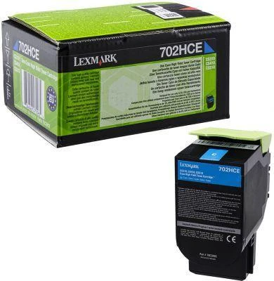 Lexmark 70C2HCE kasetė, žalsvai mėlyna, 3000 puslapių