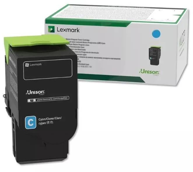 Dell Lexmark itin didelės našumo grąžinimo programa dažų kasetė | C242XC0 | lazerinis | Žydra spalva