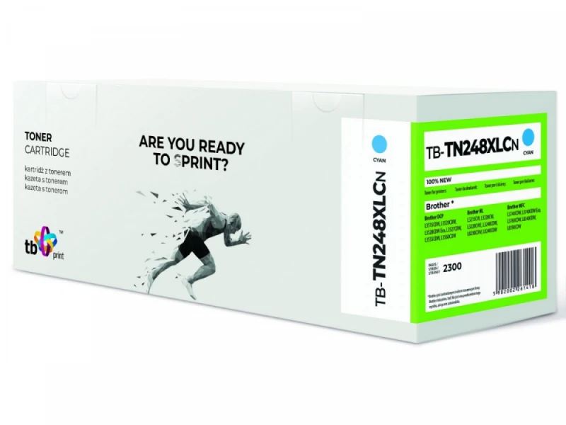 Tb Print Toneris do Brother tn248xlc tb-tn248xlcn 100% žydros spalvos