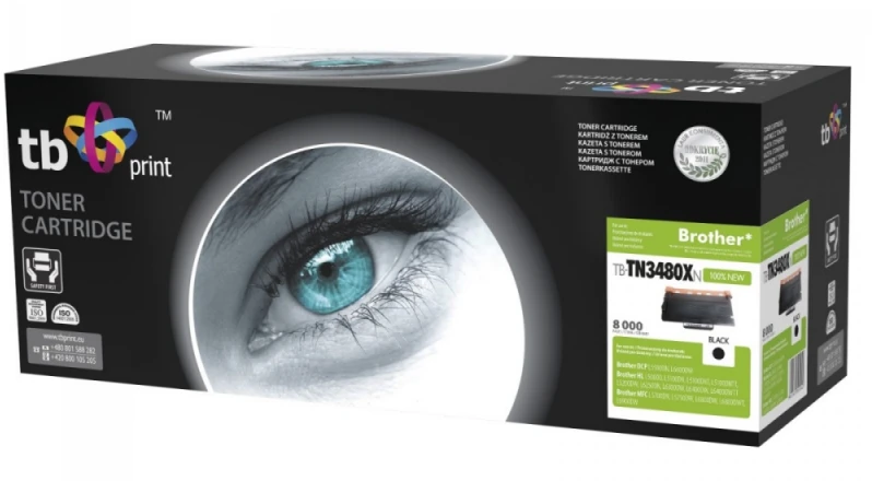 Kasetė lazeriniui spausdintuvui TB Print TB-TN3480N