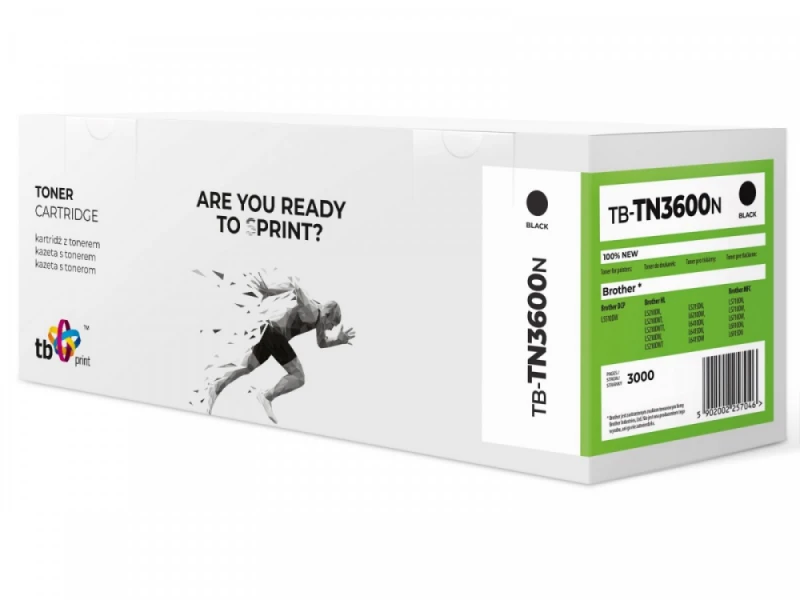 Tb Print Toneris Brother TN3600 TB-TN3600N BK 100% naujas