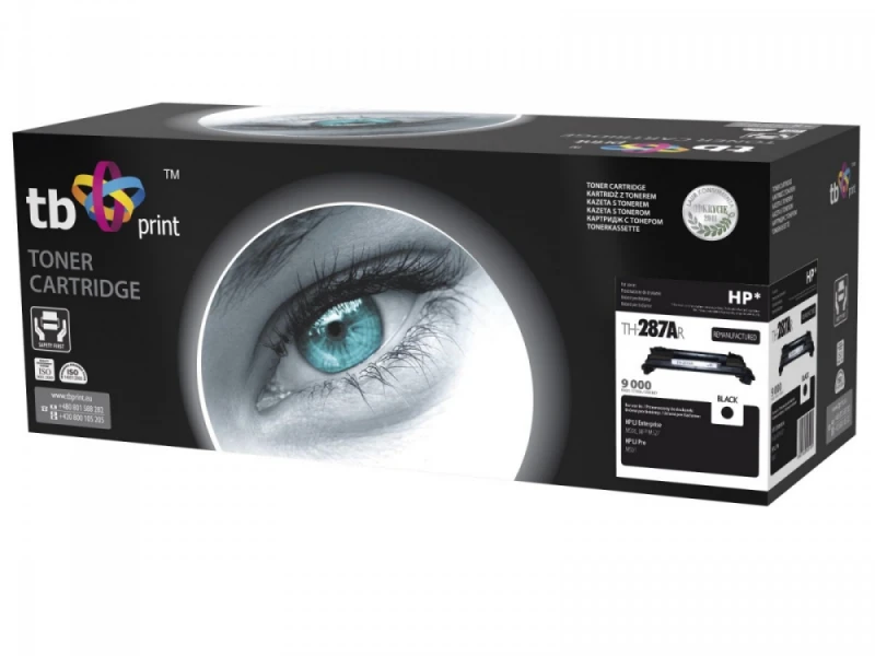 Kasetė lazeriniui spausdintuvui TB Print Toneris HP CF287A LJ 506 BK TH-287AR